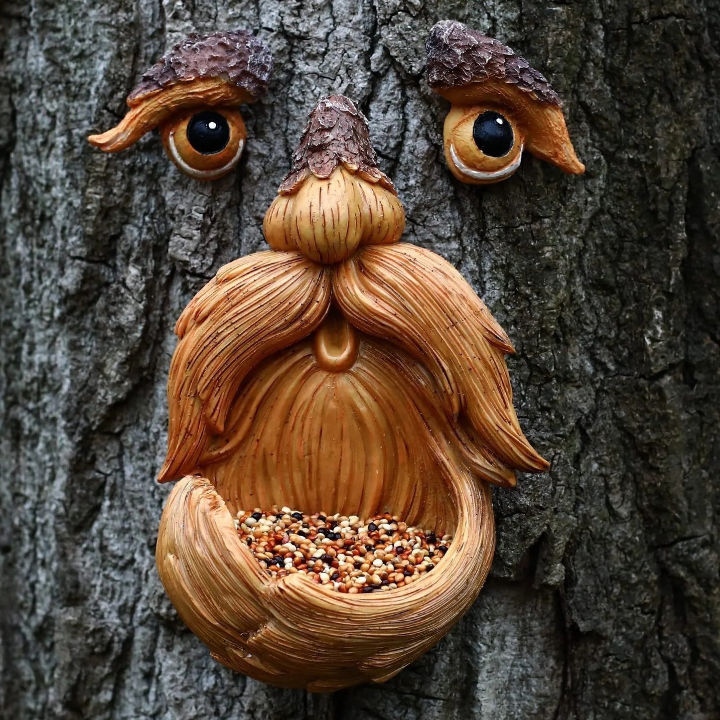 Tree Face Bird Feeder