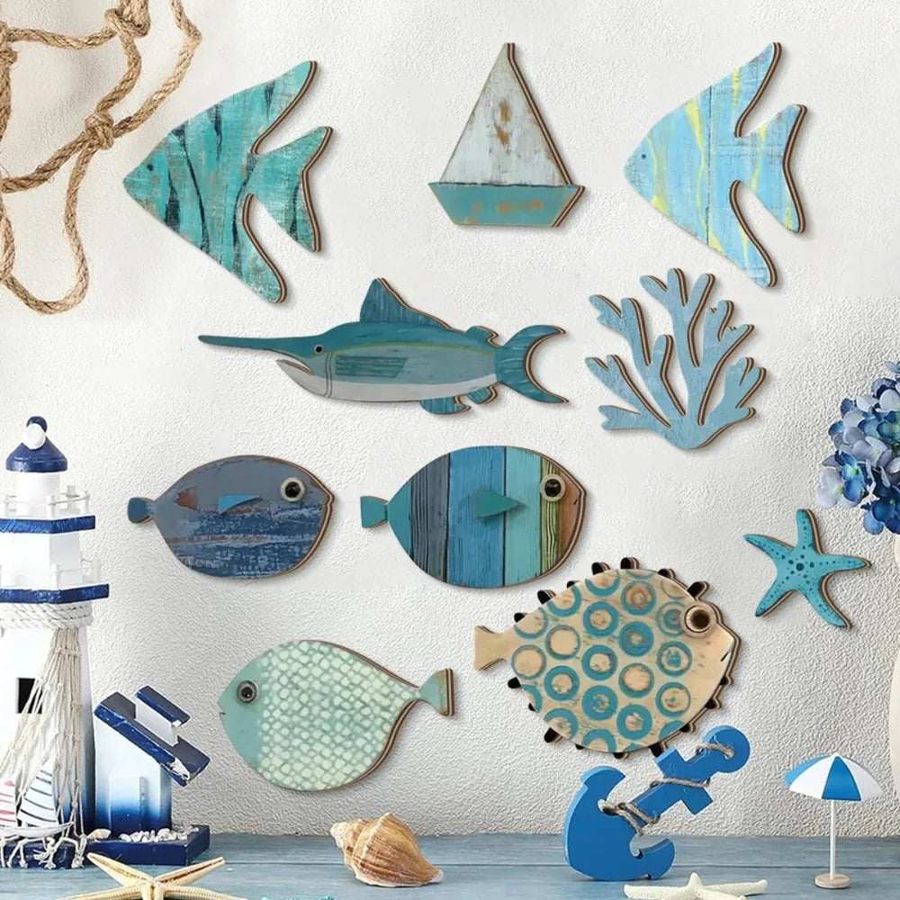 Handmade Ocean Wall Art Set