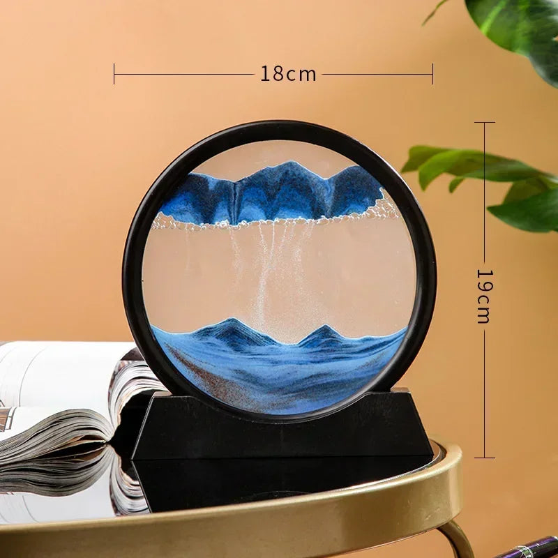Round Sand Art Hourglass