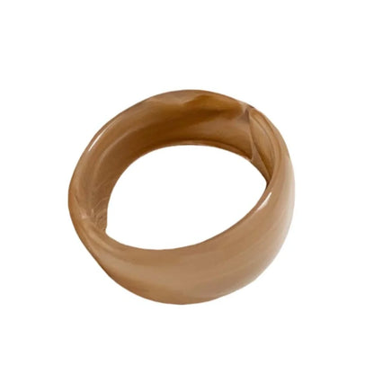 Bohemian Exaggerated Acrylic Bangles