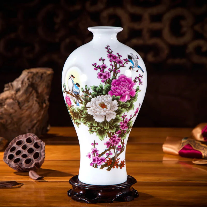 Handcrafted Chinese Style Ceramic Vases