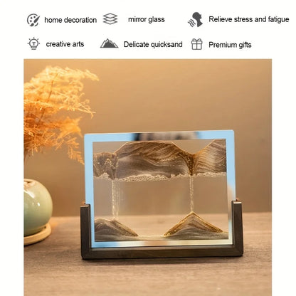 Tempered Glass Quicksand Hourglass
