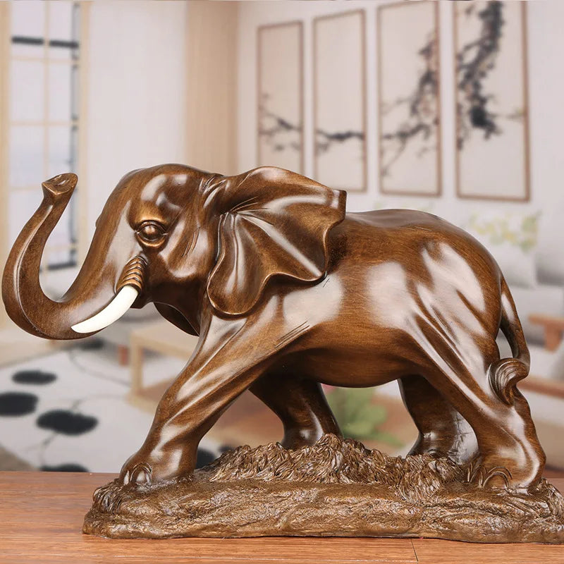 Elephant Resin Statue 🐘