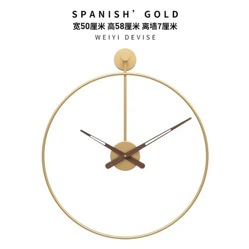 Silent Wall Clock with Quartz Movement