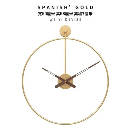 Silent Wall Clock with Quartz Movement