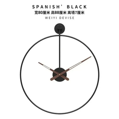 Silent Wall Clock with Quartz Movement