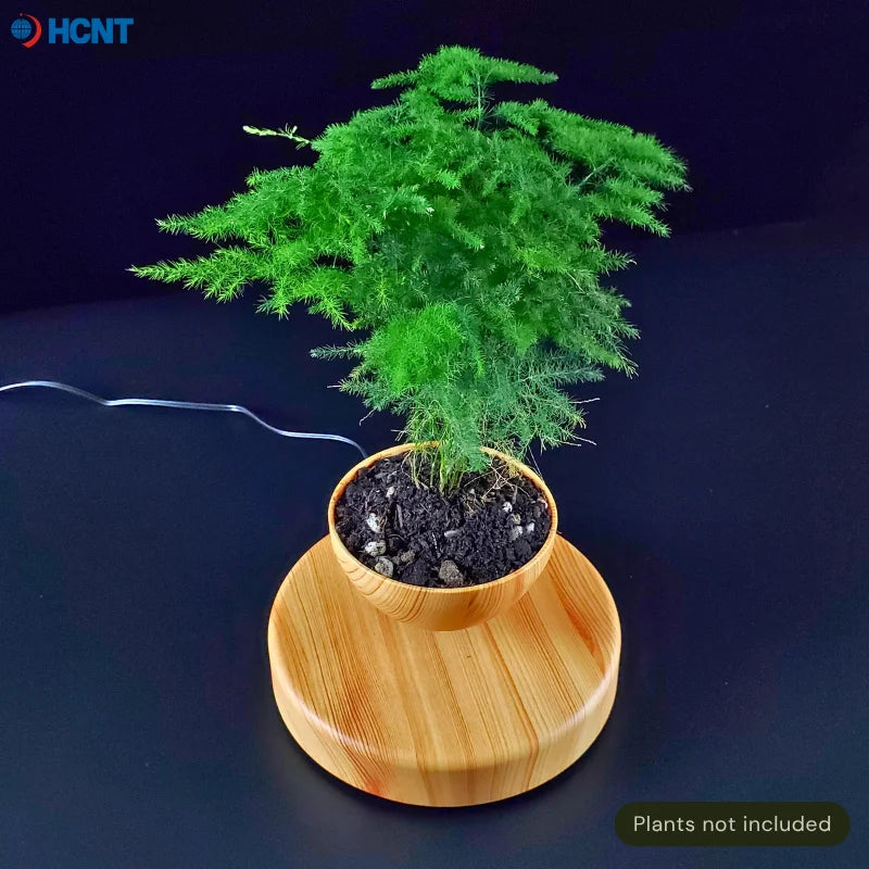 Red Magnetic Levitation / Rotation Pot