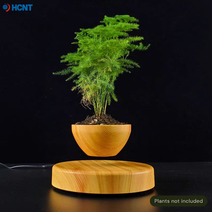 Red Magnetic Levitation / Rotation Pot
