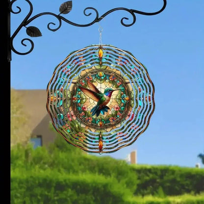 Hummingbird Wind Spinner