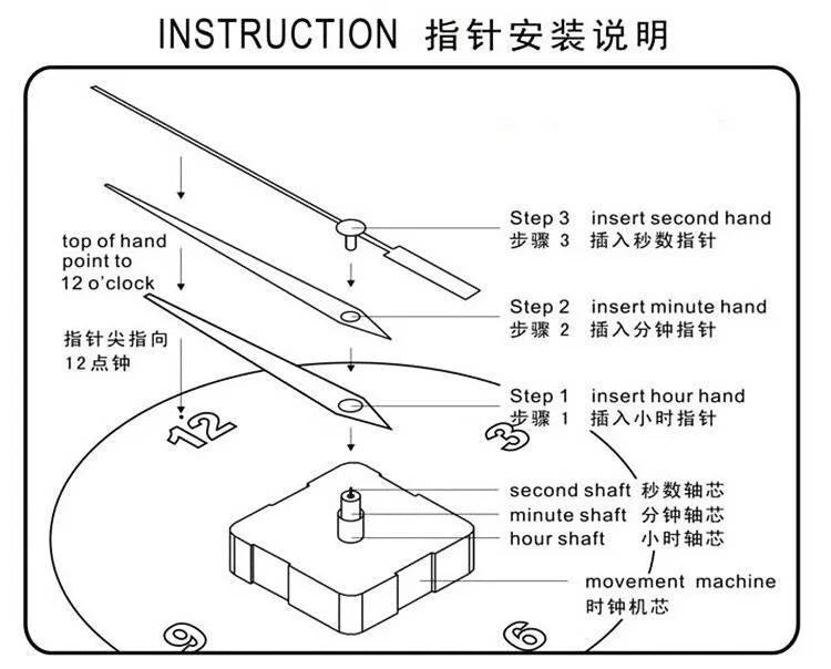 Cockatoo Chicken Pendulum Wall Clock