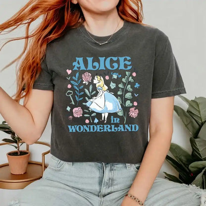 Alice in Wonderland T-shirt 100% Cotton