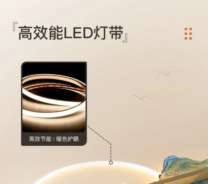 Luxury Serene Landscape LED Wall Fixture