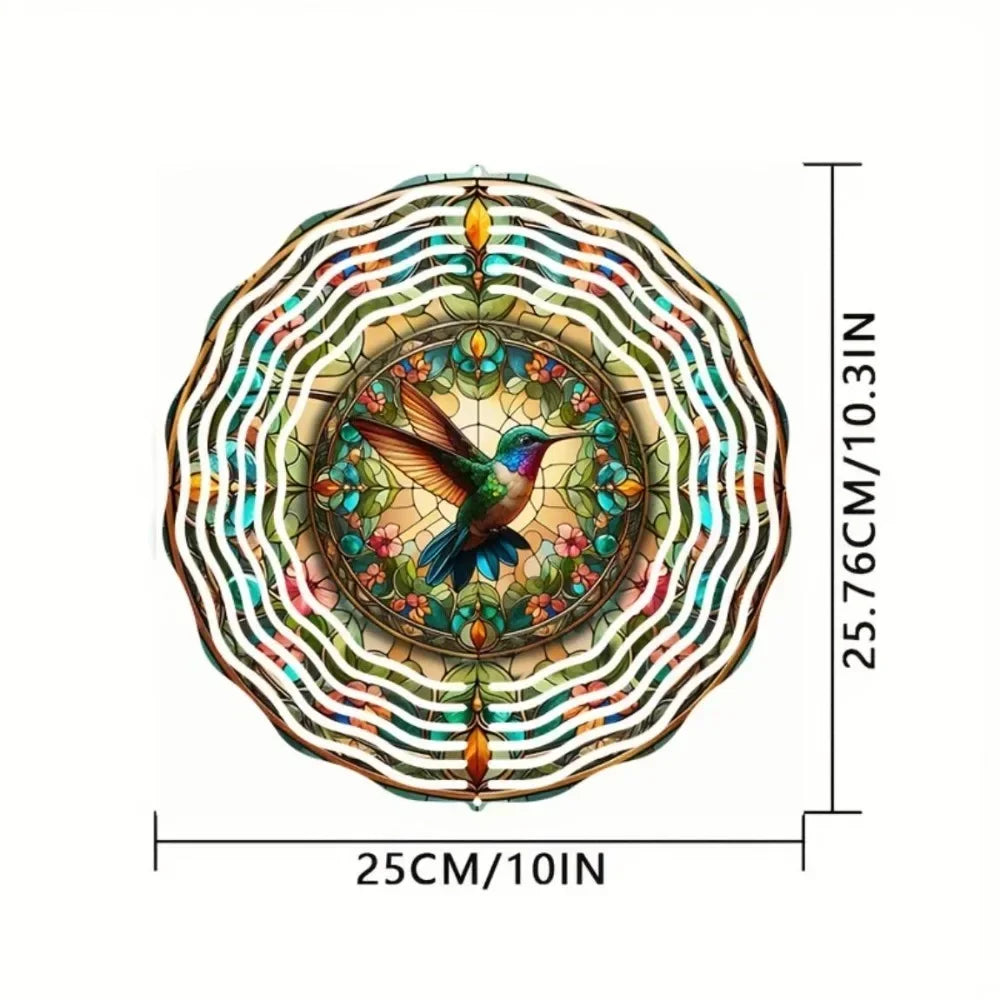 Hummingbird Wind Spinner
