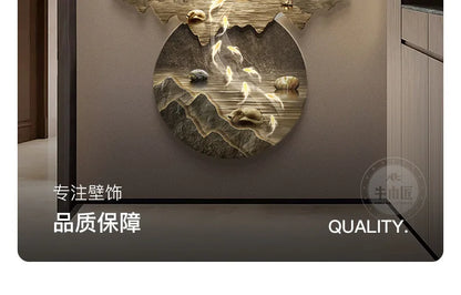 Luxury Serene Landscape LED Wall Fixture