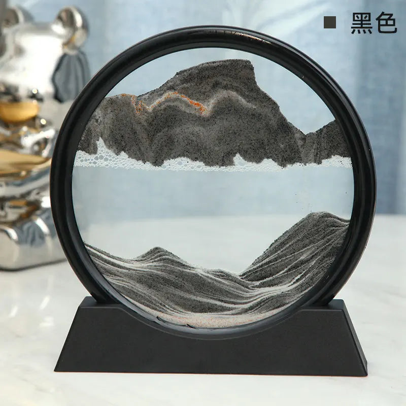 Round Sand Art Hourglass