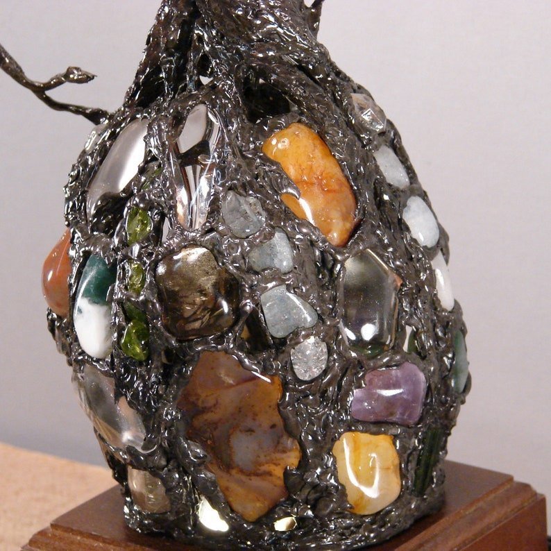 Ancient Tree Accent Gem Lamp