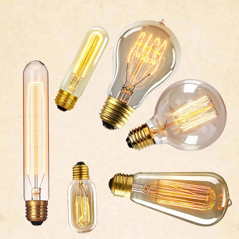 Edison Retro Lamp Incandescent light Bulb E27 220V/110V 40W 💡