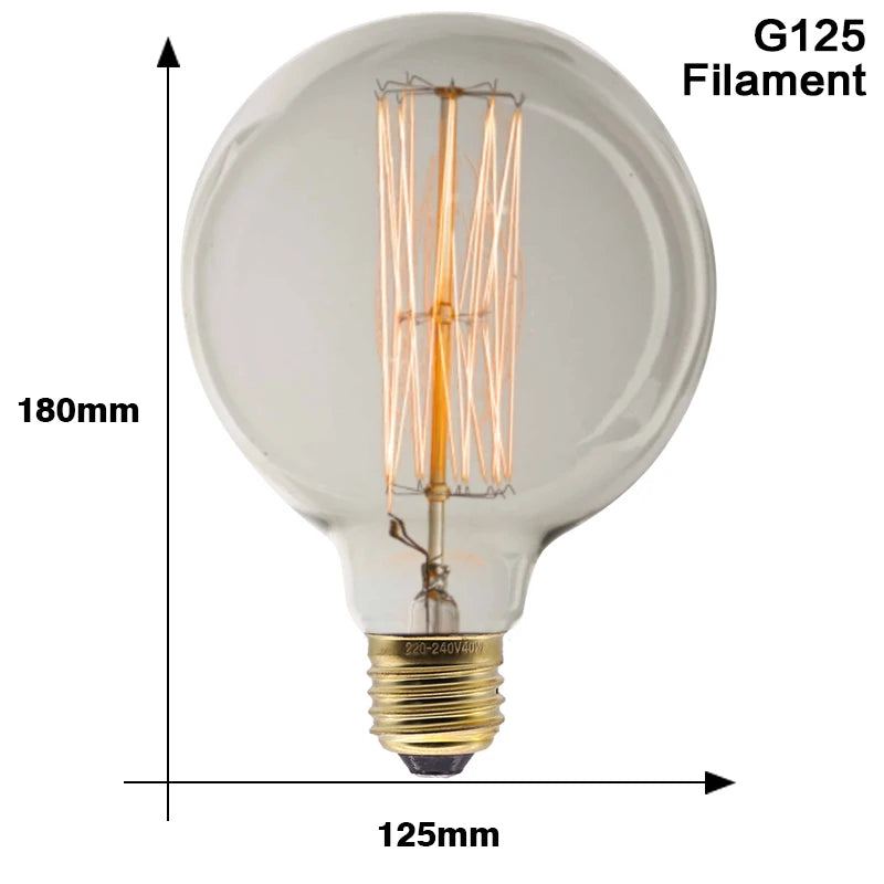 Edison Retro Lamp Incandescent light Bulb E27 220V/110V 40W 💡