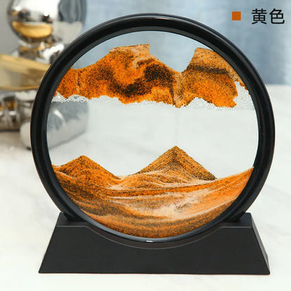 Round Sand Art Hourglass